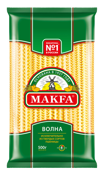 Макароны Makfa / Макфа Лапша длинная широкая волна группа А высший сорт ...