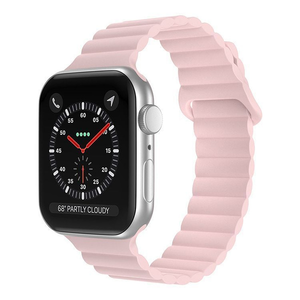 Премиум силиконовый ремешок на магнитной застежке для Apple Watch ...