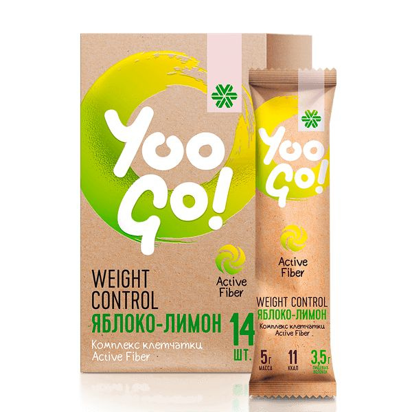 Напиток Weight Control (яблоко-лимон) - Yoo Go - купить с доставкой по ...