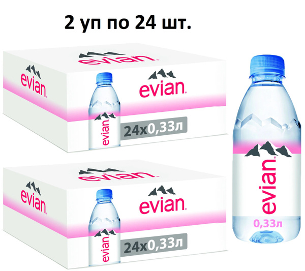 Evian Вода Минеральная Негазированная 330мл. 48шт - купить с доставкой ...