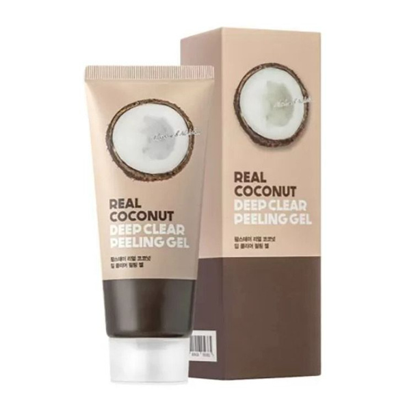 Пилинг гель с кокосом Real Coconut Deep Clear Peeling Gel 100 мл ...