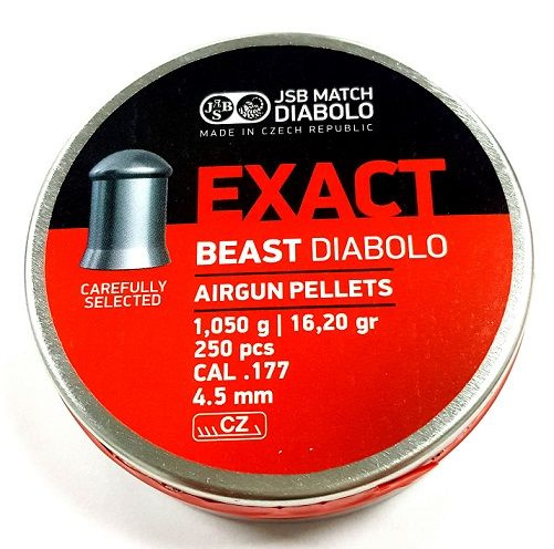Пульки JSB Exact Beast 4,5 мм (4,52) (250 шт) - купить с доставкой по ...