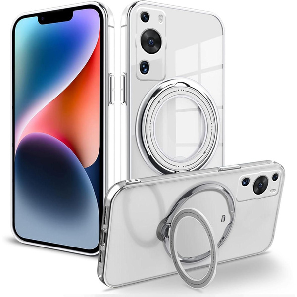 Совместим с прозрачным чехлом для телефона Huawei P60 Pro с магнитной ...