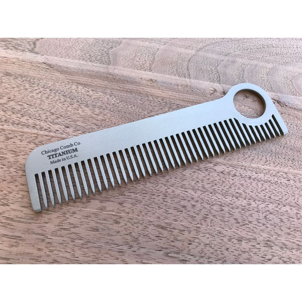 Chicago Comb CO Антистатическая титановая расческа для укладки; мужская ...
