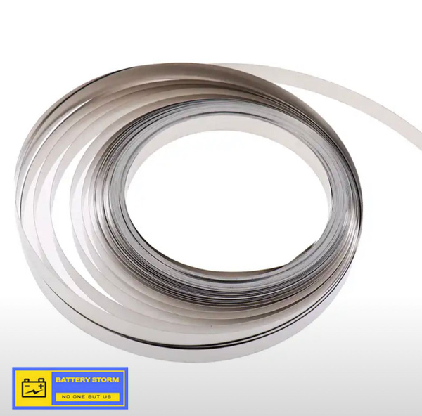 Никелевая лента для сварки аккумуляторов 3 м, толщина 0.15 мм, ширина ...
