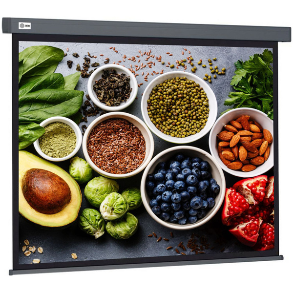 Экран Cactus 150x150см Wallscreen, 84", 1:1 настенно-потолочный ...