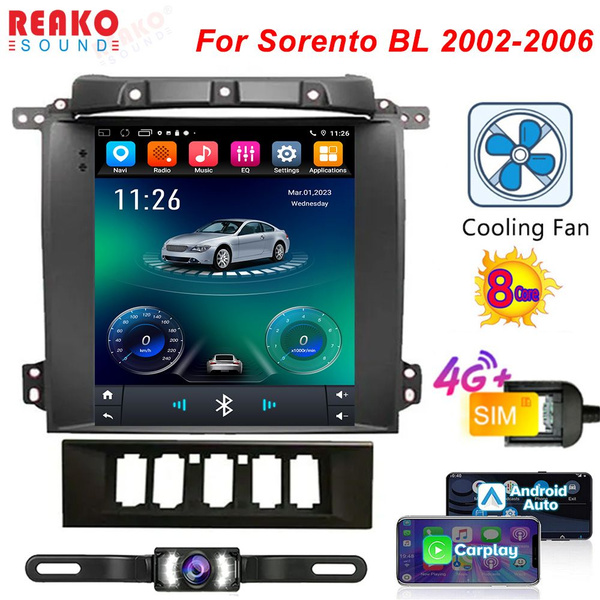 Магнитола для Киа соренто/KIA Sorento BL 2002-2006 4G-SIM 8 ядер ...