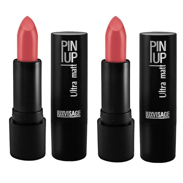 LUXVISAGE Губная помада PIn-Up Ultra matt, Тон 515 Miranda, 4 г, 2 шт ...