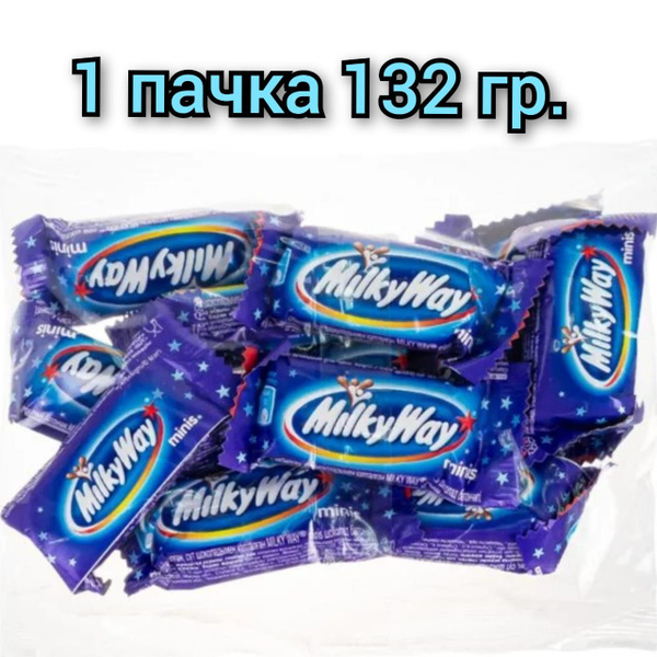 Конфеты шоколадные "Milky Way", с нежной нугой, 132гр./1 пачка ...