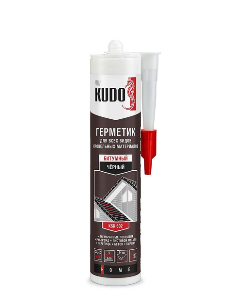 Битумный Герметик KUDO, Для крыши, черный - купить по низким ценам в ...