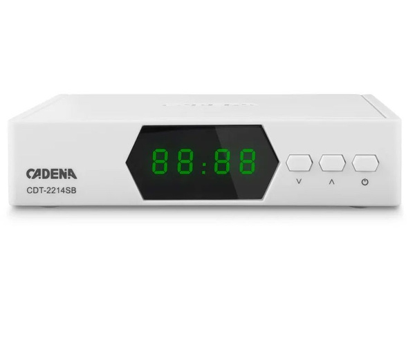 ТВ-ресивер Cadena 2214sb, белый купить по выгодной цене в интернет ...