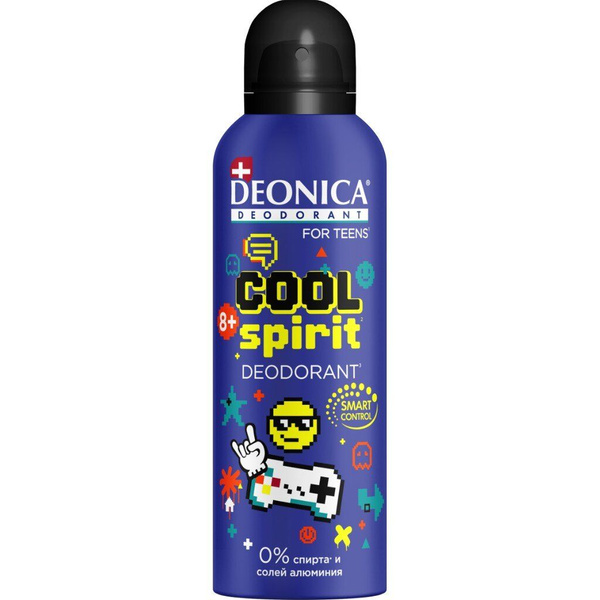 Дезодорант Deonica, For teens Cool Spirit, для мальчиков, спрей, 125 мл ...