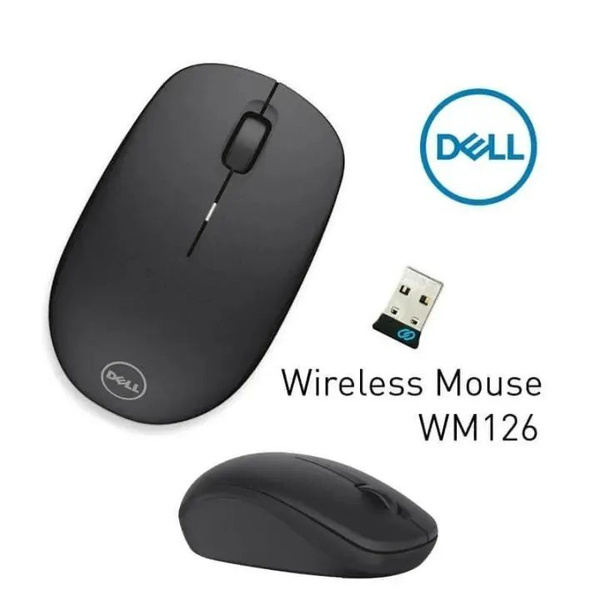 Мышь беспроводная Dell WM126 56, черный - купить по выгодной цене в ...
