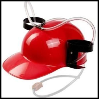 Каска пивная с держателями для банок Красная - купить по доступным ...