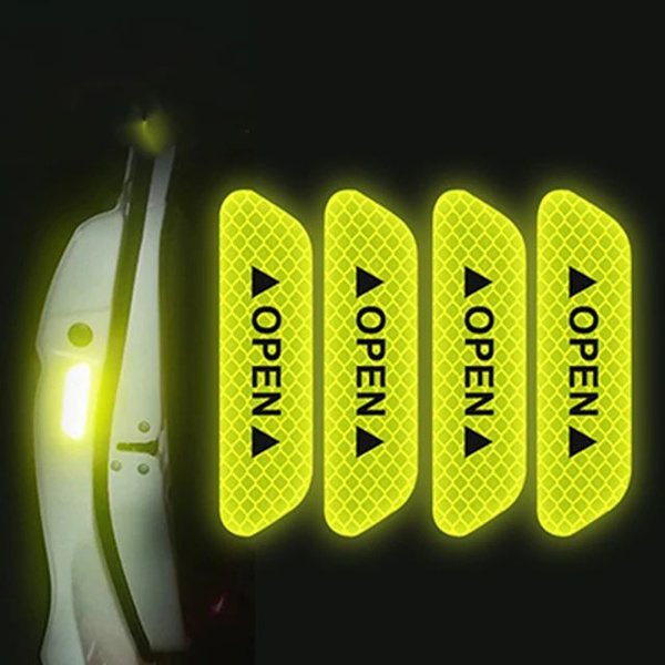 Наклейка светоотражающая для автомобиля на двери - повышенная ...