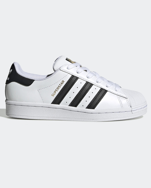 Кеды для мальчика Adidas Originals Superstar J, цвет: белый. FU7712. Размер  3 (35)
