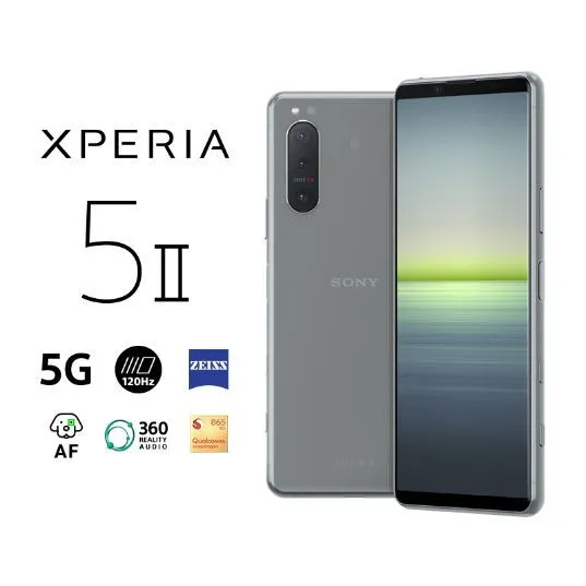 СмартфонB,Xperia5II8/1282sim8/256ГБ,серебристый,серый