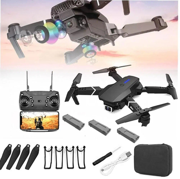 Квадрокоптер с камерой / Дрон на радиоуправлении / Для детей и взрослых ...