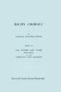 Bach's Chorals. Part 2 - The Hymns and Hymn Melodies of the Cantatas and Motetts. .Facsimile of 1917 Edition, Part II.. - Charles Sanford Terry