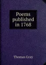 Poems published in 1768 - Thomas Gray