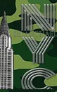Iconic Chrysler Building New York City camouflage Sir Michael Huhn Artist Drawing Journal - Michael Huhn, Sir Michael Huhn