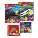 Чаггингтон. Веселые паровозики. Комплект из 2 книг + 2 игры - Наталья Матушевская