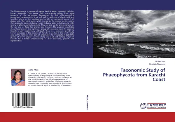 Обложка книги Taxonomic Study of Phaeophycota from Karachi Coast, Aisha Khan and Mustafa Shameel