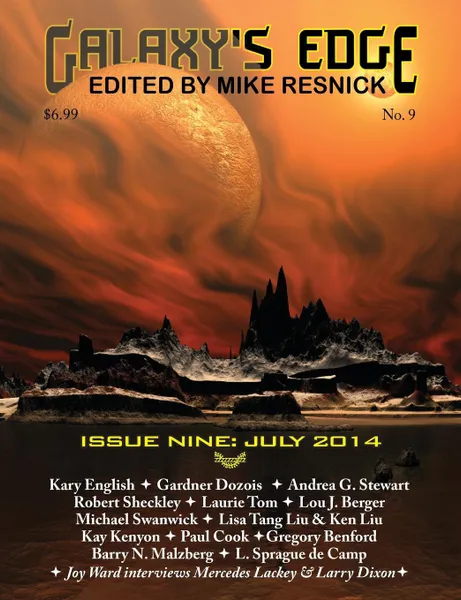 Обложка книги Galaxy's Edge Magazine. Issue 9, July 2014, Michael Swanwick, Kay Kenyon