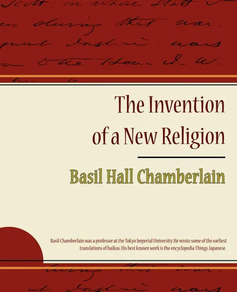 Обложка книги The Invention of a New Religion, Basil Hall Chamberlain