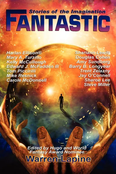 Обложка книги Fantastic Stories of the Imagination, Warren Lapine, Harlan Ellison, Mike Resnick