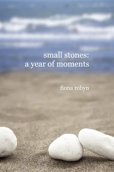 Обложка книги small stones. a year of moments, Fiona Robyn