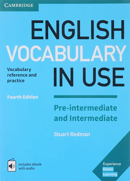 Обложка книги Eng Voc in Use: Pre-Int and Int 4 Ed Bk +ans +Enhanced ebook, Redman, Stuart