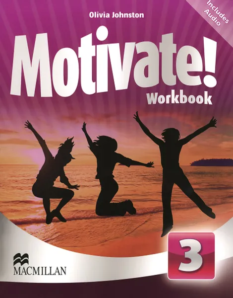 Обложка книги Рабочая тетрадь Motivate 3. Workbook, Olivia Johnston