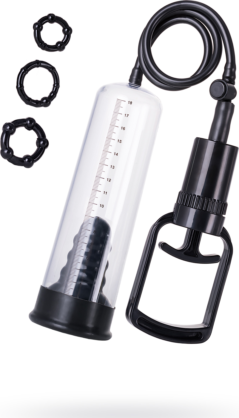 Помпа для пениса TOYFA A-Toys, PVC, Чёрный, 20,5 см - купить с ...