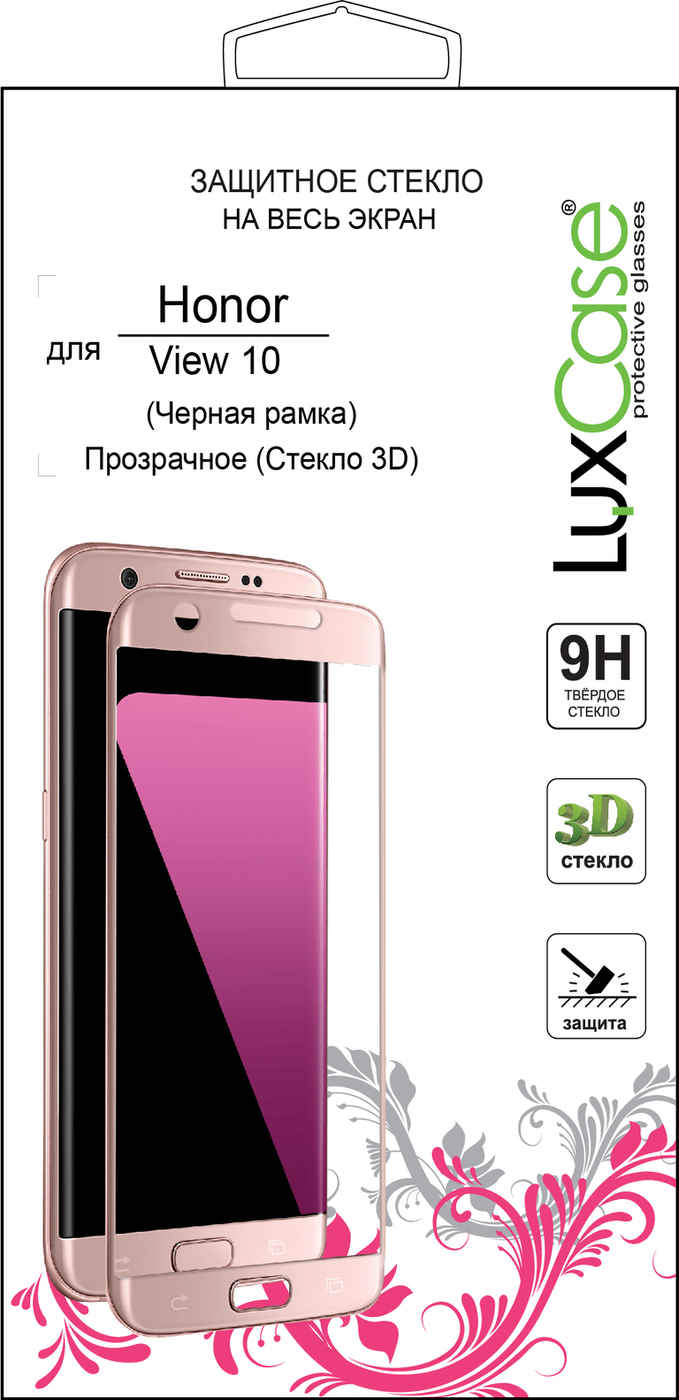 фото Защитное стекло Honor 6ew 10 / 3D Черная Рамка от LuxCase