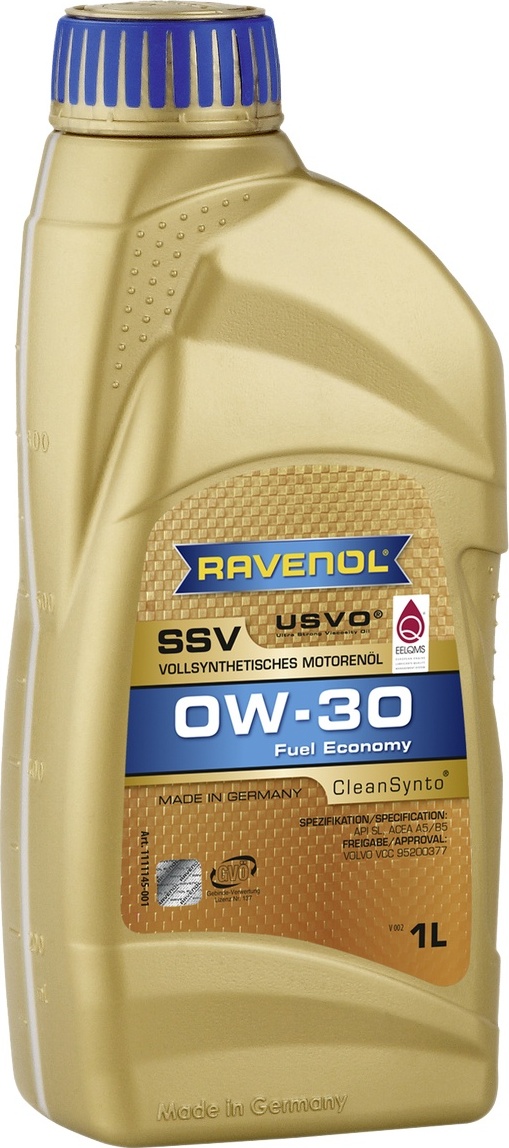 фото Моторное масло RAVENOL SSV Fuel Economy SAE 0W-30 ( 1 л)