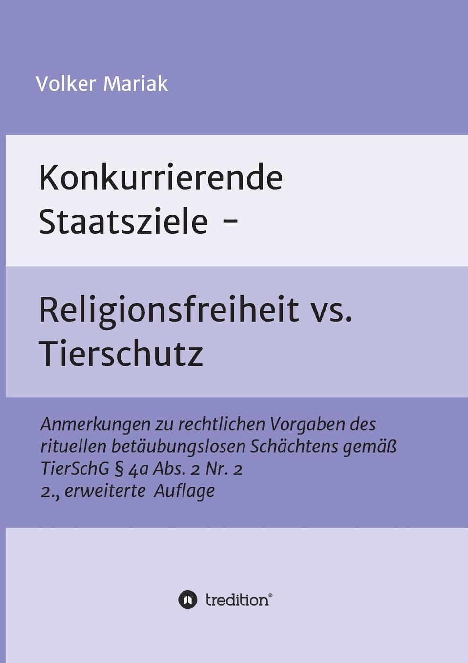 фото Konkurrierende Staatsziele - Religionsfreiheit vs. Tierschutz