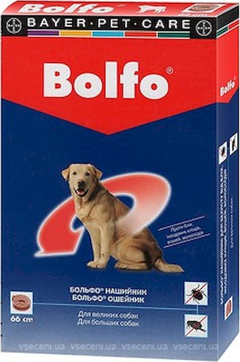 фото Ошейник Bayer Больфо, для собак, 66 см