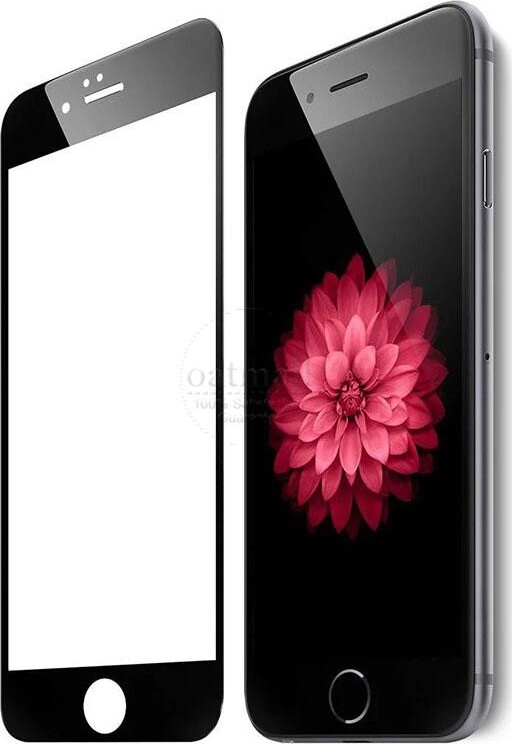 фото Защитное стекло 0.3mm 9H для Iphone 6/6S/7/8 (10D), Черный Нет бренда