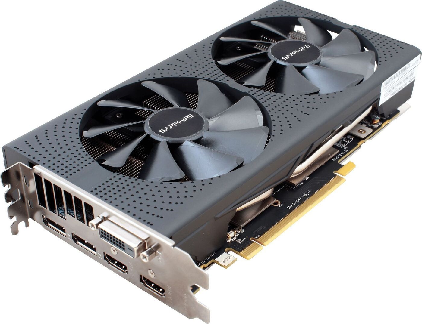 фото Видеокарта Sapphire NITRO+ RADEON RX 570 8G GDDR5 DUAL HDMI / DVI-D / DUAL DP OC W/BP (UEFI), RTL {10} (11266-09-20G)