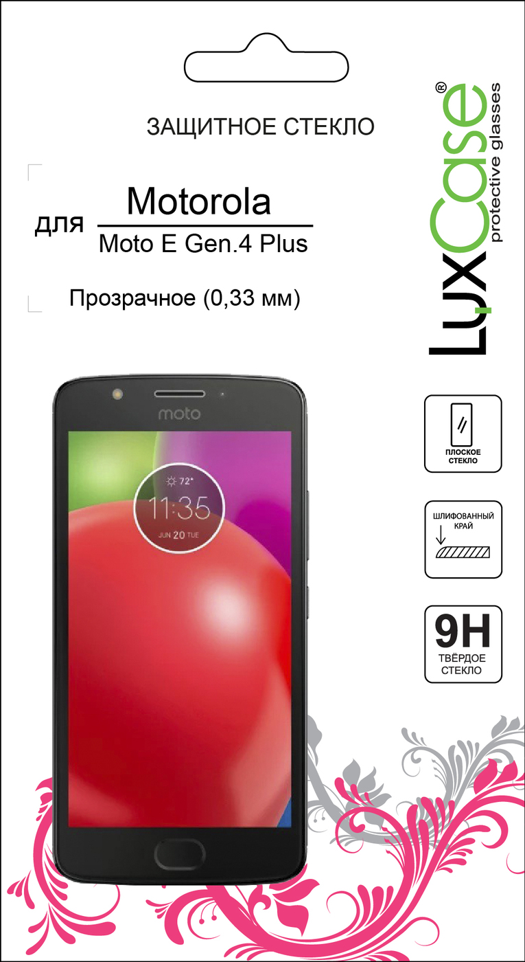 фото Защитное стекло Motorola Moto E Gen.4 Plus от LuxCase