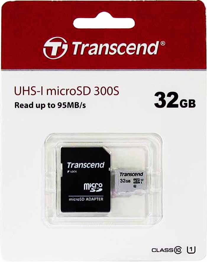 Карта памяти microsdxc uhs i u1 transcend 64 гб