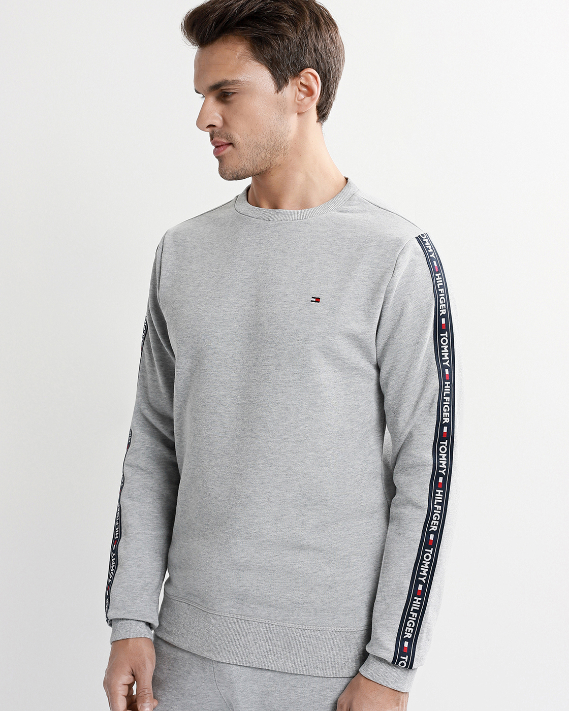 tommy hilfiger sleeve block track top