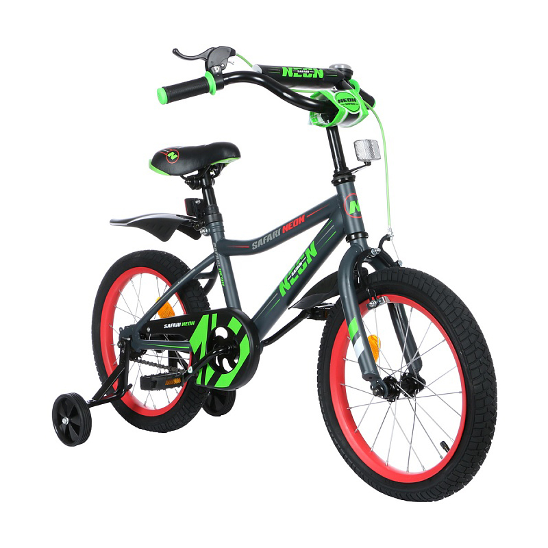 Велосипед 14" SAFARI proff NEON GT9519 2-х колесный, салатовый — купить ...