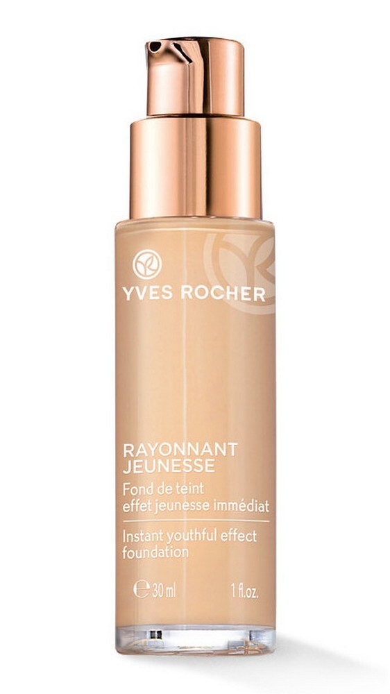 Тональный флюид с сиянием. Крем Yves Rocher увлажняющая тональная основа nude Foundation