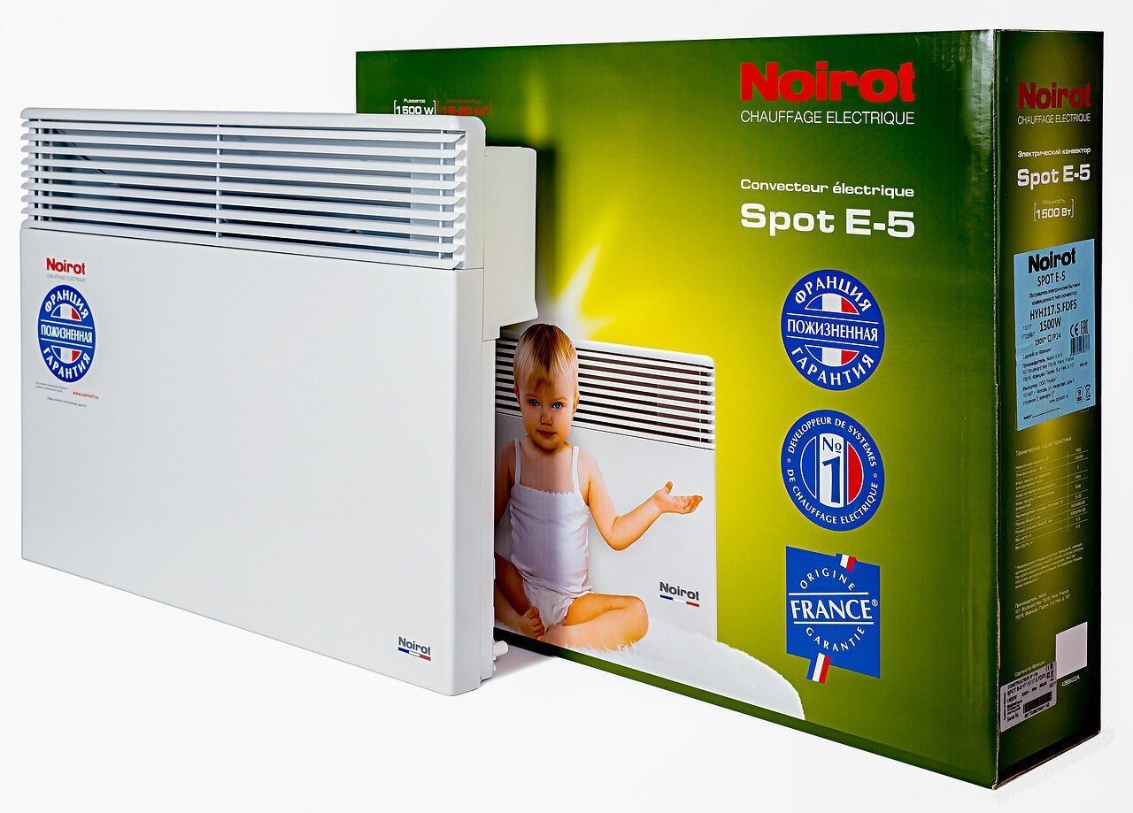 Обогреватель Noirot Spot E-5 1500 купить по выгодной цене в  интернет-магазине OZON (176466654)