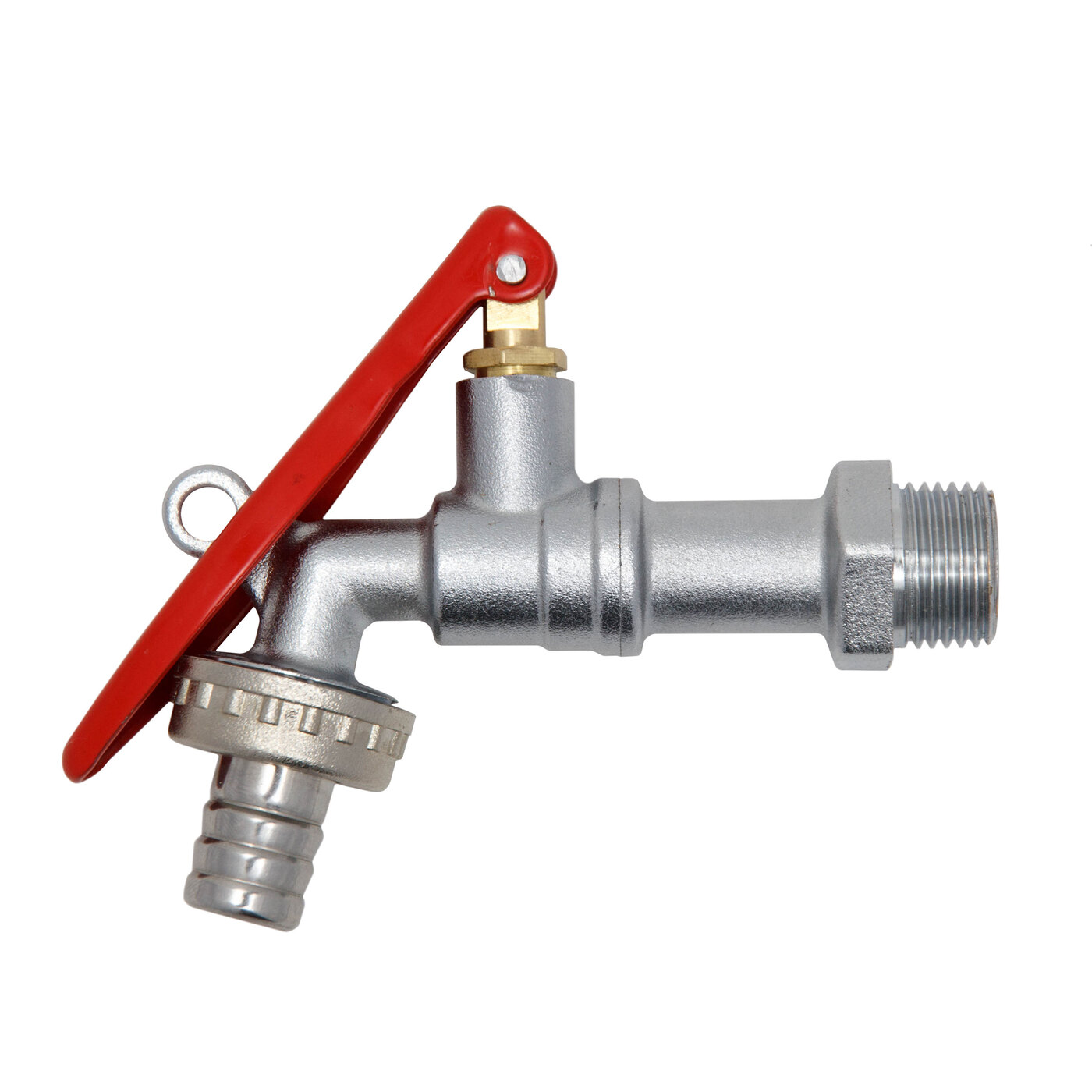 Характеристики Кран шаровой водоразборный со штуцером 1/2\" под замок ...