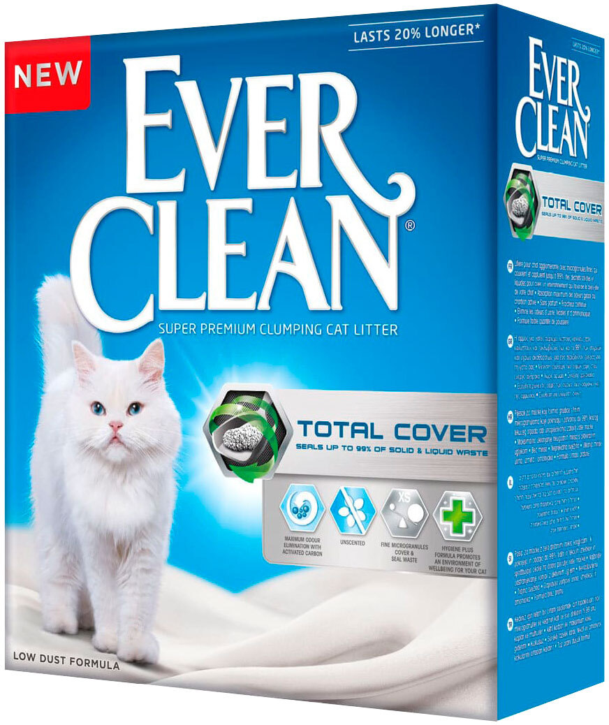 Наполнитель для кошачьего туалета ever clean