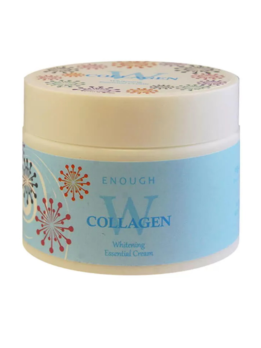 Корейский крем для лица с коллагеном. Collagen Whitening Essential Cream премиум. Enough крем w Collagen Whitening Premium Cream. Крем для лица с коллагеном enough w Collagen Whitening Premium Cream 50 г. ЕНФ W крем для лица осветляющий w Collagen Whitening Premium Cream 50мл.