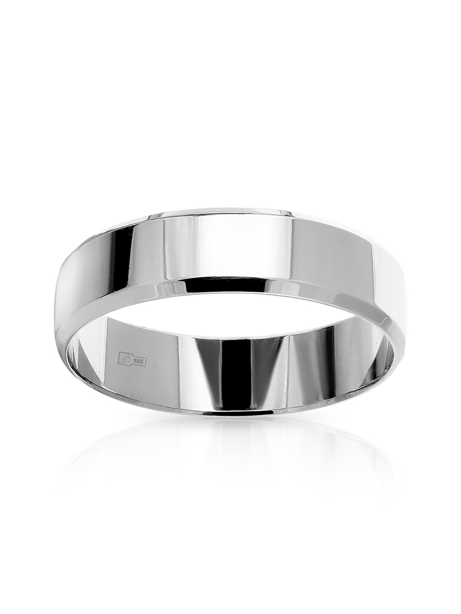 585*Золотой Кольцо из белого золота 40108 — купить в интернет-магазине ...